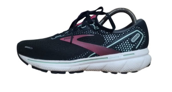 Brooks Womens Ghost 14 Black Running Shoes Sneakers