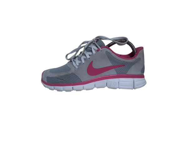 2012 Nike Free 7.0 Grey/Pink/White Runner Trainers Women