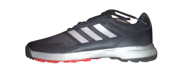 Mens Adidas Tech Response SL Black Red Spikeless Golf Shoes / EG5313